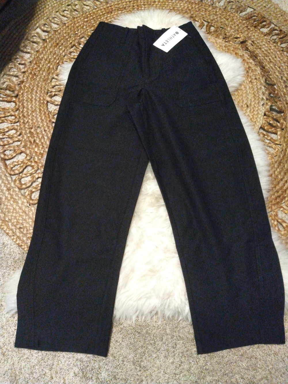 Athleta Black Skyline Tailored Utility Pants Size 2 NWT